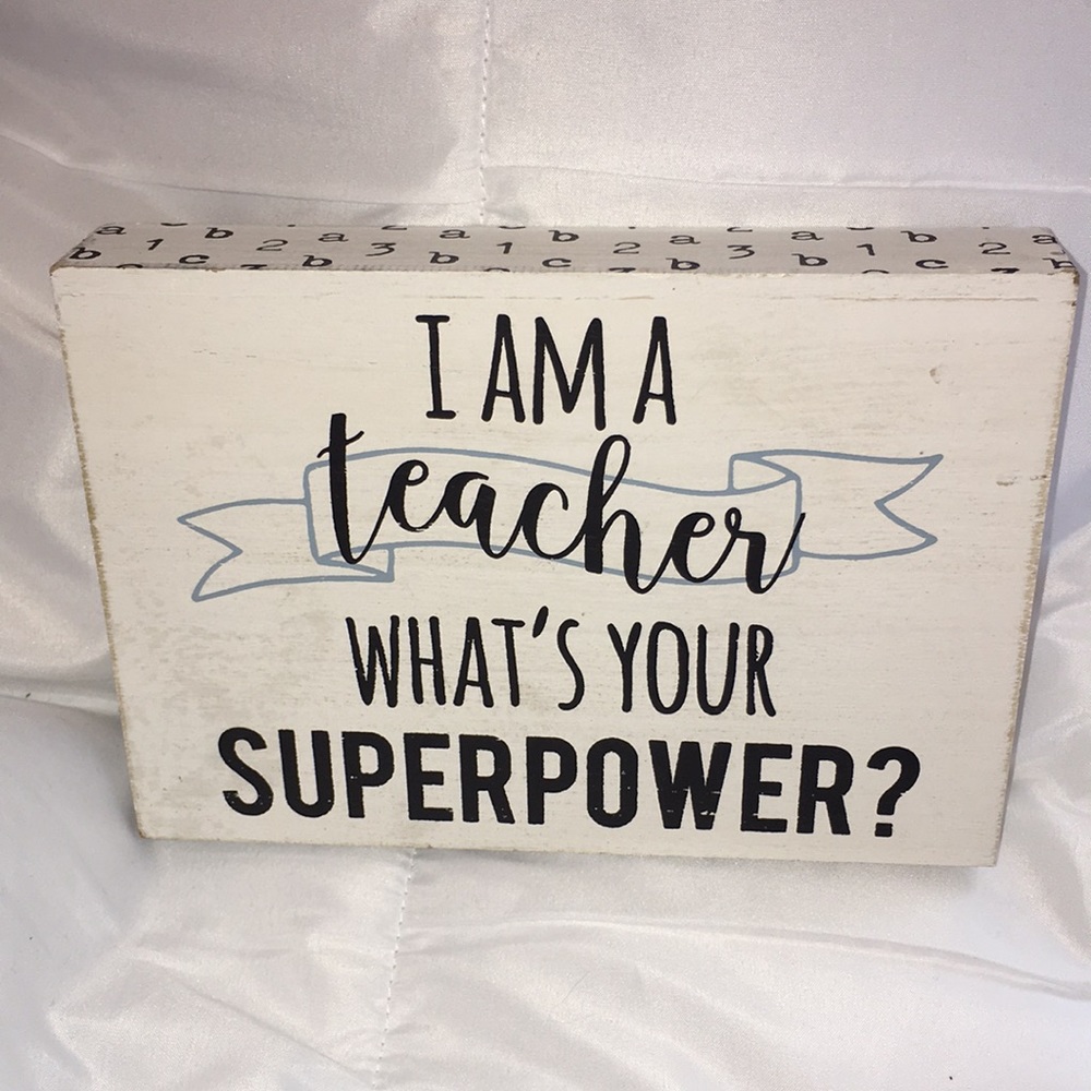 Small wood sign